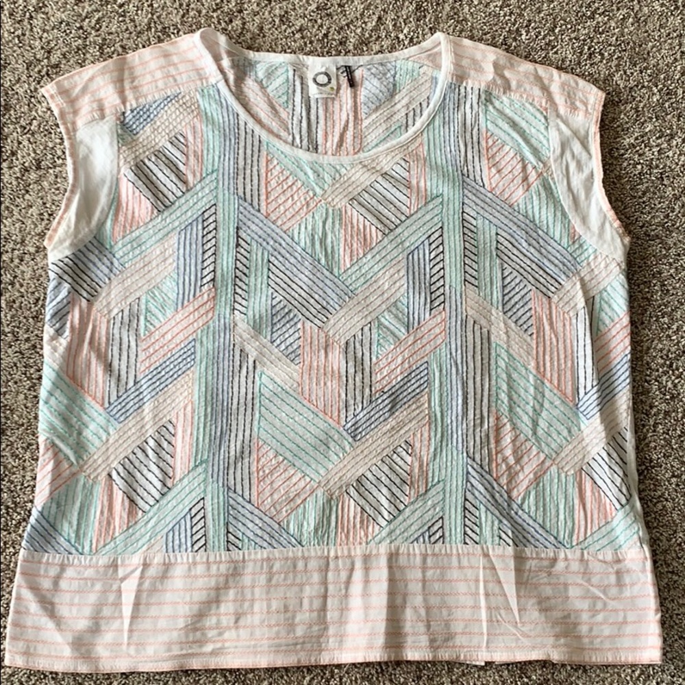 Akemi + Kin Embroidered Top